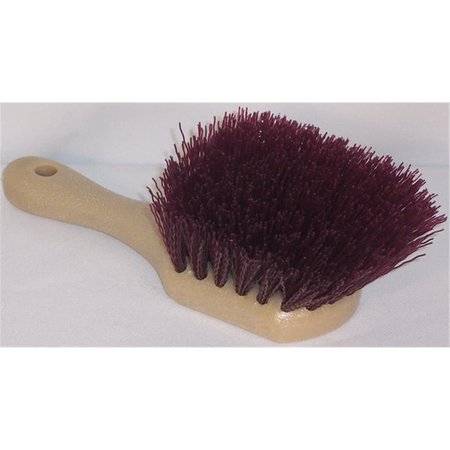 GONGS 11648 8 in. Polypropylene Utility Scrub Brush, Maroon GO2588120